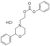 Carbonic acid, phenyl 2-(2-phenyl-4-morpholinyl)ethyl ester, hydrochlo ride Structure