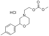 Carbonic acid, methyl 2-(2-(4-methylphenyl)-4-morpholinyl)ethyl ester,  hydrochloride Structure