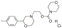 2-[2-(4-methylphenyl)morpholin-4-yl]ethyl morpholine-4-carboxylate hyd rochloride Structure