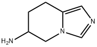 Imidazo[1,5-a]pyridin-6-amine, 5,6,7,8-tetrahydro- (9CI) 化学構造式