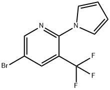 5-Bromo-2-(1H-pyrrol-1-yl)-3-(trifluoromethyl)pyridine Structure