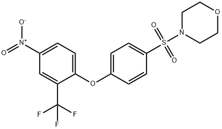 4-({4-[4-Nitro-2-(trifluoromethyl)phenoxy]-phenyl}sulfonyl)morpholine|