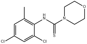N-(2,4-Dichloro-6-methylphenyl)-morpholine-4-carbothioamide Struktur