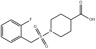 1858250-07-3 1-[(2-氟苄基)磺酰基]哌啶-4-羧酸