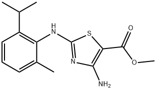 1858250-50-6 Methyl 4-amino-2-[(2-isopropyl-6-methylphenyl)-amino]-1,3-thiazole-5-carboxylate