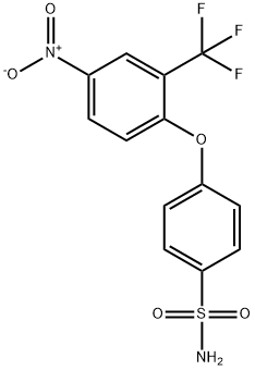 4-[4-Nitro-2-(trifluoromethyl)-phenoxy]benzenesulfonamide Structure