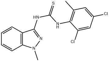 N-(2,4-Dichloro-6-methylphenyl)-N'-(1-methyl-1H-indazol-3-yl)thiourea|