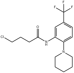 4-Chloro-N-[2-piperidin-1-yl-5-(trifluoromethyl)-phenyl]butanamide,1858255-70-5,结构式