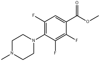 Methyl 2,3,5-trifluoro-4-(4-methylpiperazin-1-yl)benzoate,1858256-51-5,结构式