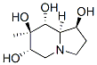 1,6,7,8-Indolizinetetrol, octahydro-7-methyl-, 1S-(1.alpha.,6.beta.,7.alpha.,8.beta.,8a.beta.)-,185899-24-5,结构式