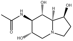 Acetamide, N-(octahydro-1,6,8-trihydroxy-7-indolizinyl)-, 1S-(1.alpha.,6.beta.,7.alpha.,8.beta.,8a.beta.)-,185899-28-9,结构式