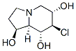 1,6,8-Indolizinetriol, 7-chlorooctahydro-, 1S-(1.alpha.,6.beta.,7.alpha.,8.beta.,8a.beta.)-,185899-39-2,结构式