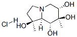 1,6,7,8-Indolizinetetrol, octahydro-1,7-dimethyl-, hydrochloride, 1S-(1.alpha.,6.beta.,7.alpha.,8.beta.,8a.beta.)- Structure