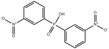 Bis(3-nitrophenyl)phosphinic acid Struktur
