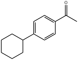 4'-シクロヘキシルアセトフェノン 化学構造式