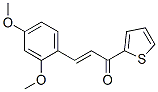 1-(2-THIENYL)-3-(2,4-DIMETHOXYPHENYL)-2-PROPEN-1-ONE Struktur