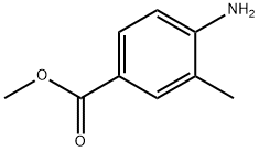 4-氨基-3-甲基苯甲酸甲酯,18595-14-7,结构式