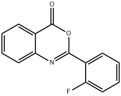 2-(2-FLUOROPHENYL)-4H-3,1-BENZOXAZIN-4-ONE Structure