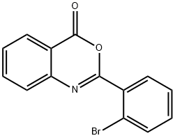 2-(2-溴苯基)-4H-3,1-苯并噁嗪-4-酮, 18595-86-3, 结构式