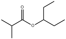 Propanoic acid, 2-Methyl-, 1-ethylpropyl ester,18599-01-4,结构式