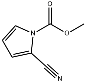 1H-Pyrrole-1-carboxylicacid,2-cyano-,methylester(9CI) Struktur