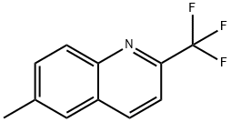 6-METHYL-2-(TRIFLUOROMETHYL)QUINOLINE Struktur