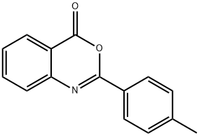 2-(P-TOLYL)-3,1-BENZOXAZIN-4(4H)-ONE, 18600-54-9, 结构式