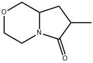 6H-Pyrrolo[2,1-c][1,4]oxazin-6-one,  hexahydro-7-methyl-,186090-08-4,结构式