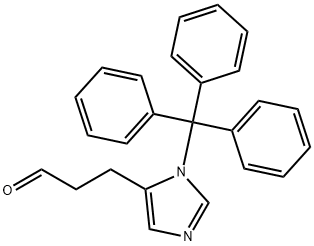 3-(1-TRITYLIMIDAZOL-4-YL) PROPIONALDEHYDE Structure