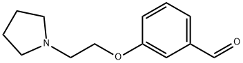 3-(2-(吡咯烷-1-基)乙氧基)苯甲醛 结构式