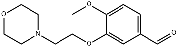 4-METHOXY-3-(2-MORPHOLIN-4-YLETHOXY)BENZALDEHYDE Structure