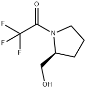 2-Pyrrolidinemethanol, 1-(trifluoroacetyl)-, (2S)- (9CI) Struktur