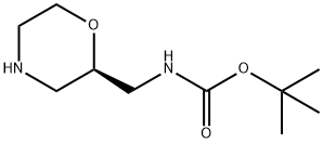 (R)-2-(BOC-氨甲基)吗啉,186202-57-3,结构式