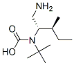 Carbamic acid, [(1S,2S)-1-(aminomethyl)-2-methylbutyl]-, 1,1-dimethylethyl Struktur