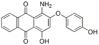 1-amino-4-hydroxy-2-(4-hydroxyphenoxy)anthraquinone Structure