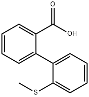2-(2-Methylthiophenyl)benzoic acid Structure