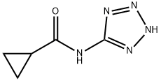 Cyclopropanecarboxamide, N-1H-tetrazol-5-yl- (9CI) 化学構造式