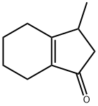 2,3,4,5,6,7-HEXAHYDRO-3-METHYLINDEN-1-ONE Struktur