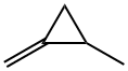 1-Methyl-2-methylenecyclopropane Structure