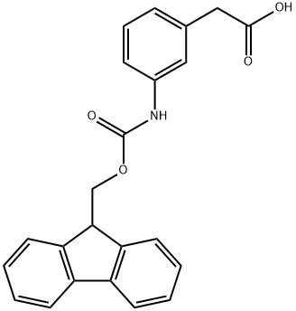 FMOC-(3-AMINOPHENYL)ACETIC ACID Struktur