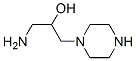 1-Piperazineethanol,  -alpha--(aminomethyl)- 结构式