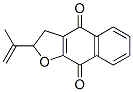 2-Isopropenyl-2,3-dihydronaphtho[2,3-b]furan-4,9-dione,18635-24-0,结构式