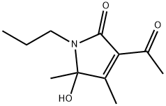 2H-Pyrrol-2-one, 3-acetyl-1,5-dihydro-5-hydroxy-4,5-dimethyl-1-propyl- (9CI)|