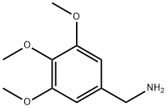 3,4,5-三甲氧基苄胺 结构式