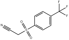 [4-(三氟甲基)苯磺酰]乙腈, 186405-37-8, 结构式