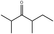 2,4-ジメチルヘキサン-3-オン 化学構造式