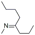 N-(1-Propylpentylidene)methylamine,18641-75-3,结构式