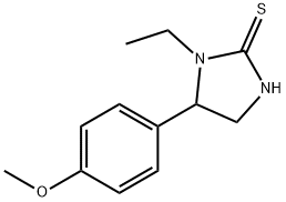1-Ethyl-5-(4-methoxyphenyl)-2-imidazolidinethione Structure