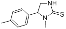 1-Methyl-5-(4-methylphenyl)-2-imidazolidinethione Structure