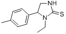 1-Ethyl-5-(4-methylphenyl)-2-imidazolidinethione Structure